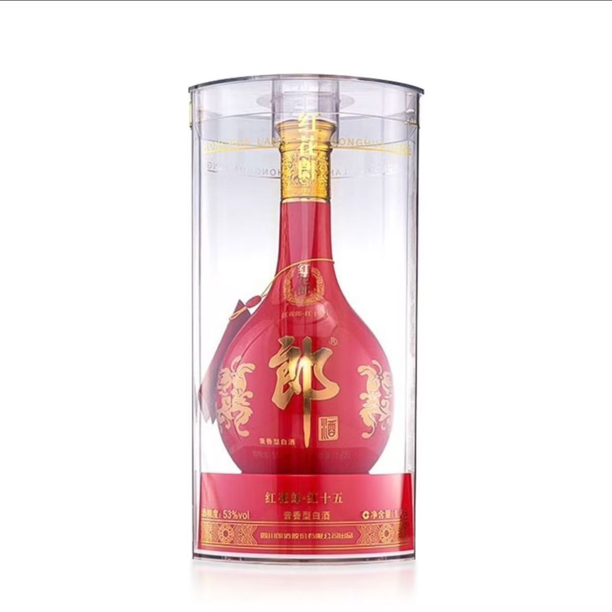 郎酒红花郎十五酱香型白酒53度1.65L53度1.65L
