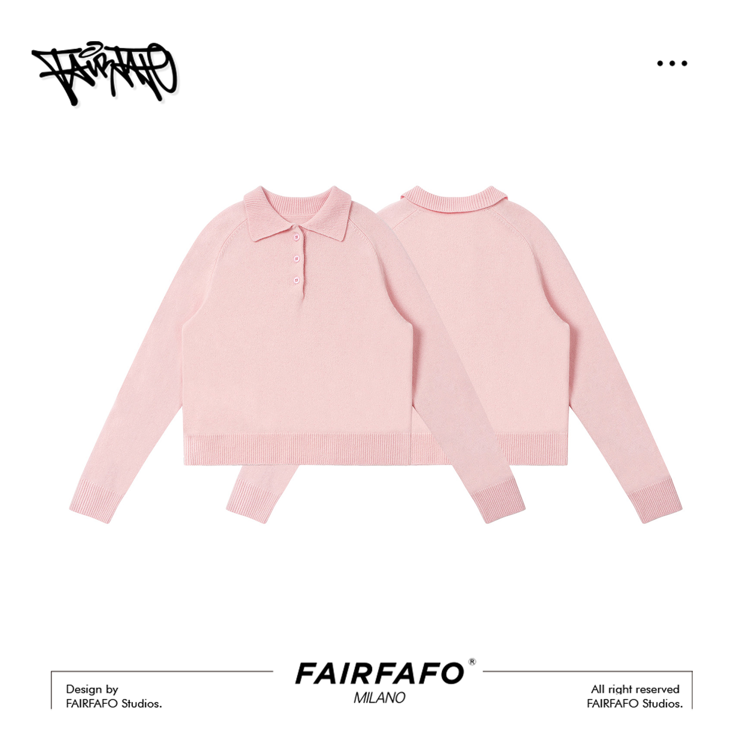 【polo领毛绒感针织衫】MY511F0104