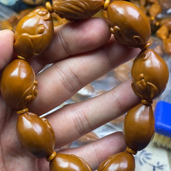 橄榄核手串/手链橄榄核雕工艺手串