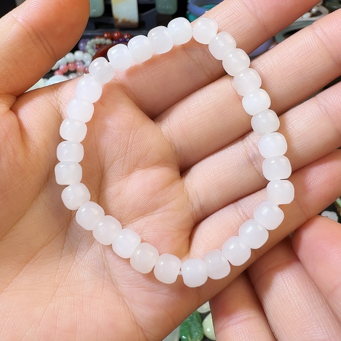 和田玉未镶嵌手链