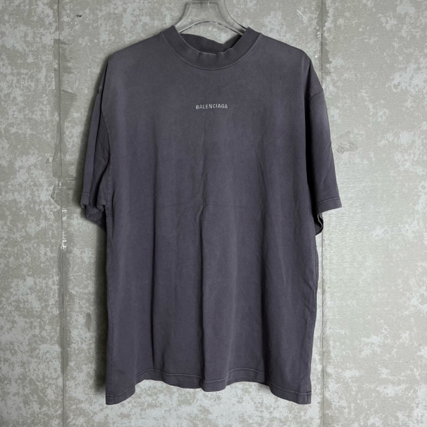 未使用 Balenciaga/巴黎世家 M*1/前后刺绣logo短袖/11587