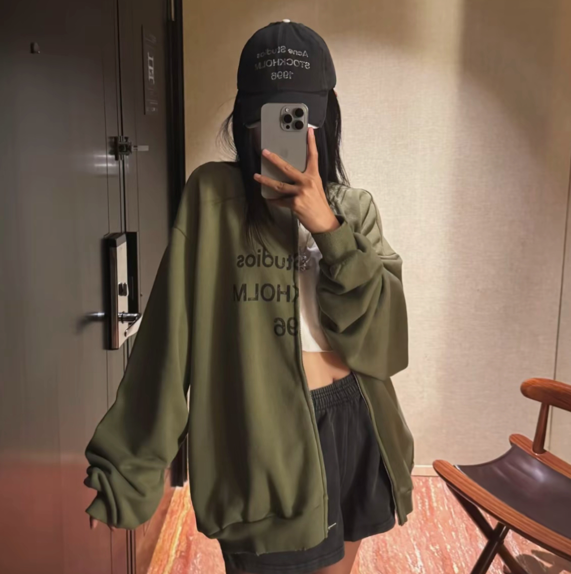 【1996卫衣开衫】AC正确毛圈卫衣拉链开衫棒球服外套