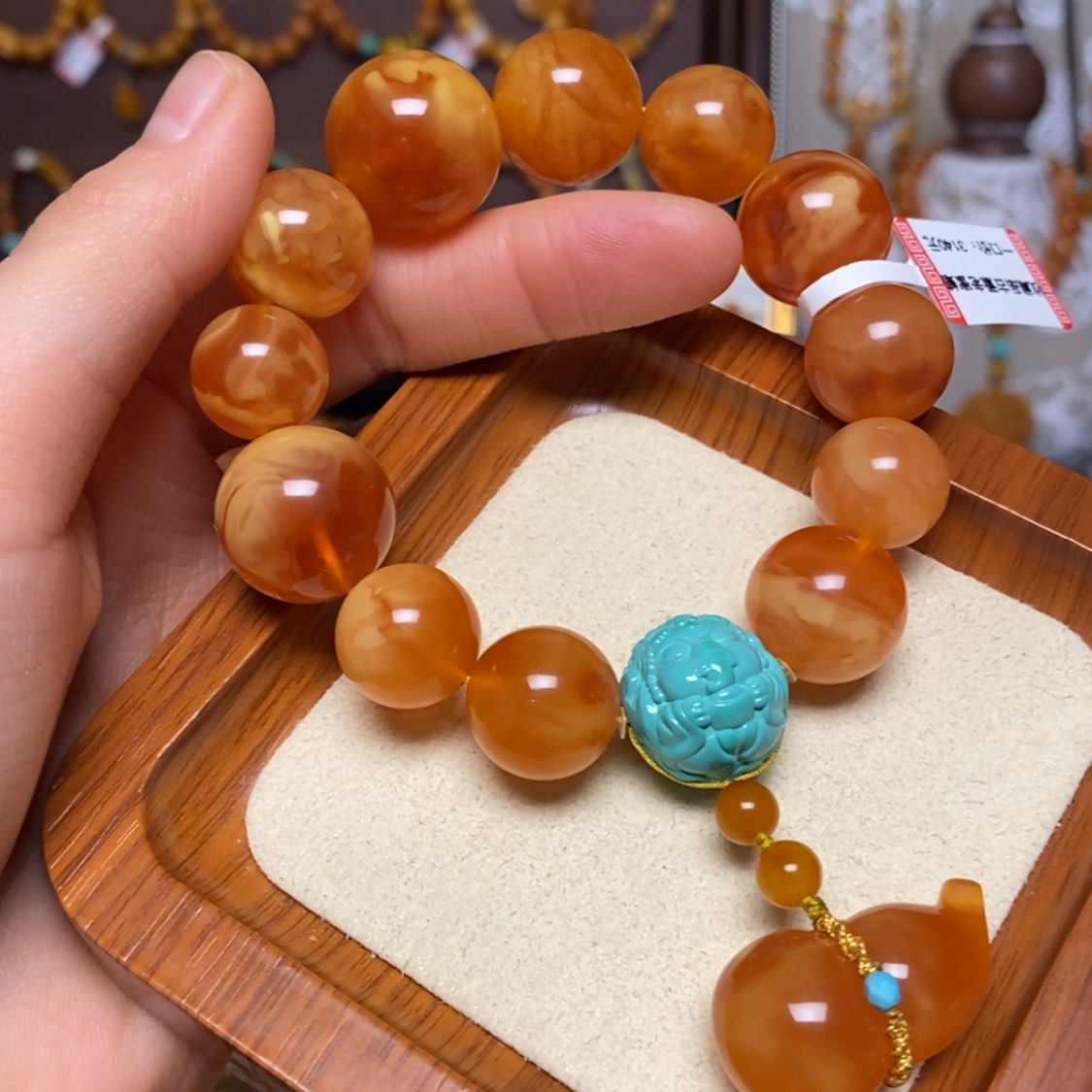 【闪购商品】手链蜜蜡未镶嵌手串