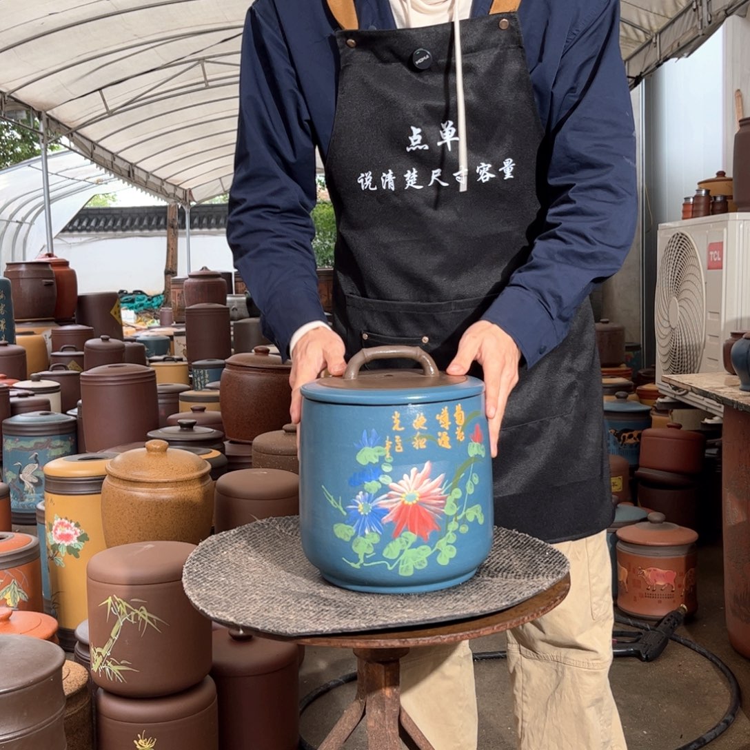 紫砂茶叶罐8 饼茶叶罐