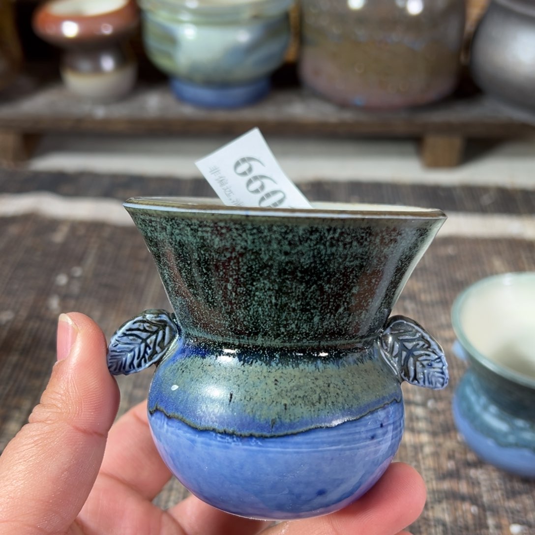 陶瓷景德镇手工花盆