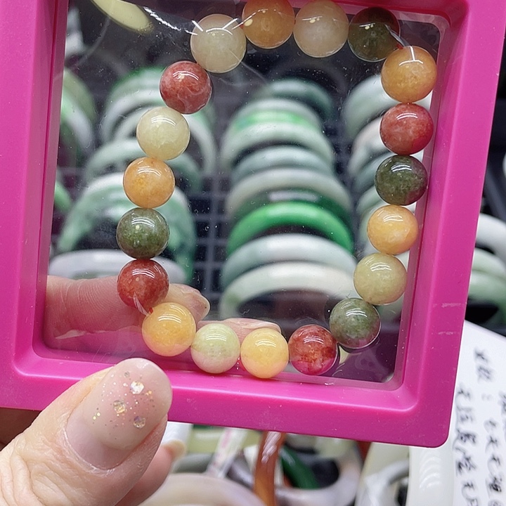 玻璃非金属手镯黑色