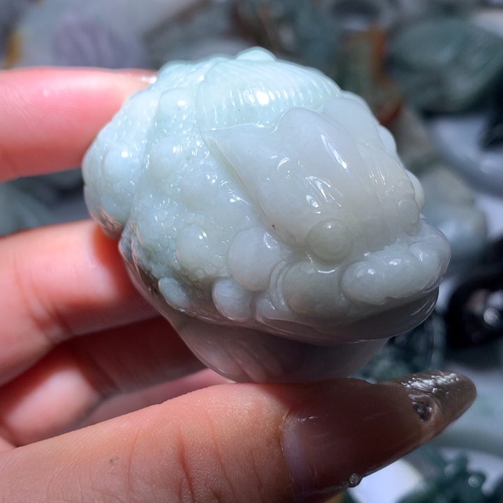 翡翠未镶嵌颈饰保真天然A货翡翠