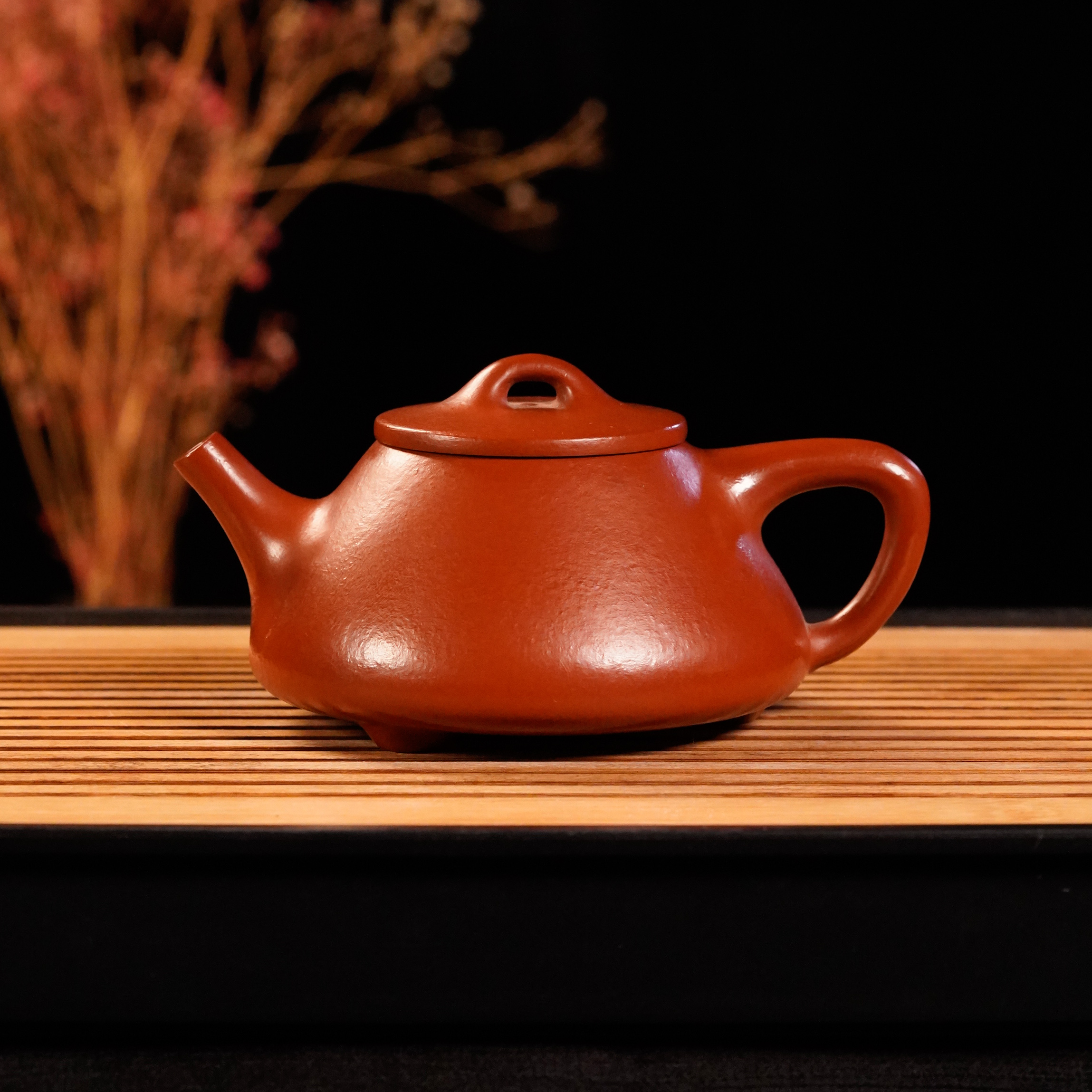 GS19-039  宜兴手工紫砂   石瓢