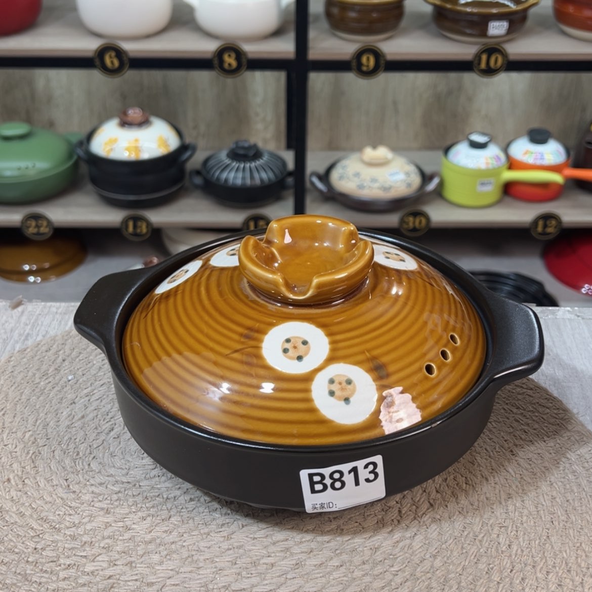 【闪购商品】1升砂锅微瑕疵813