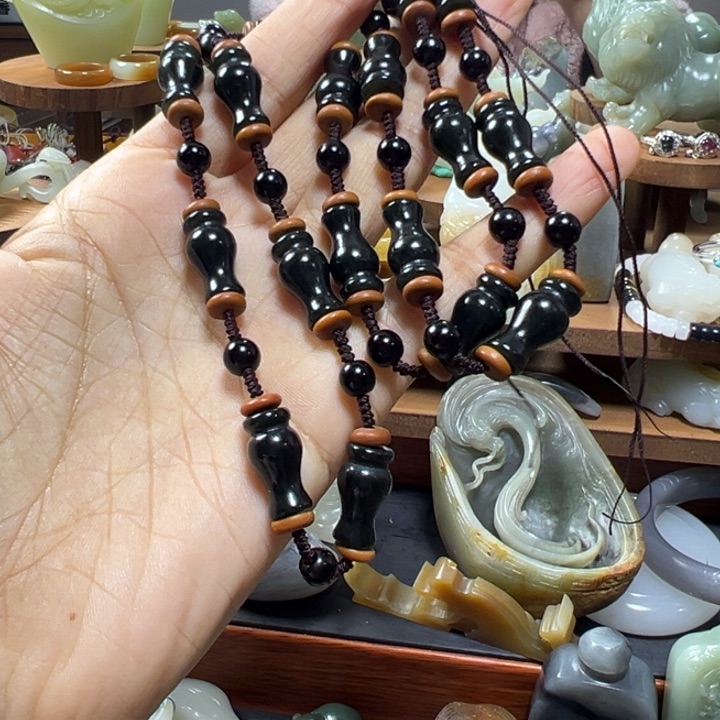 未镶嵌手串和田玉抖*抖