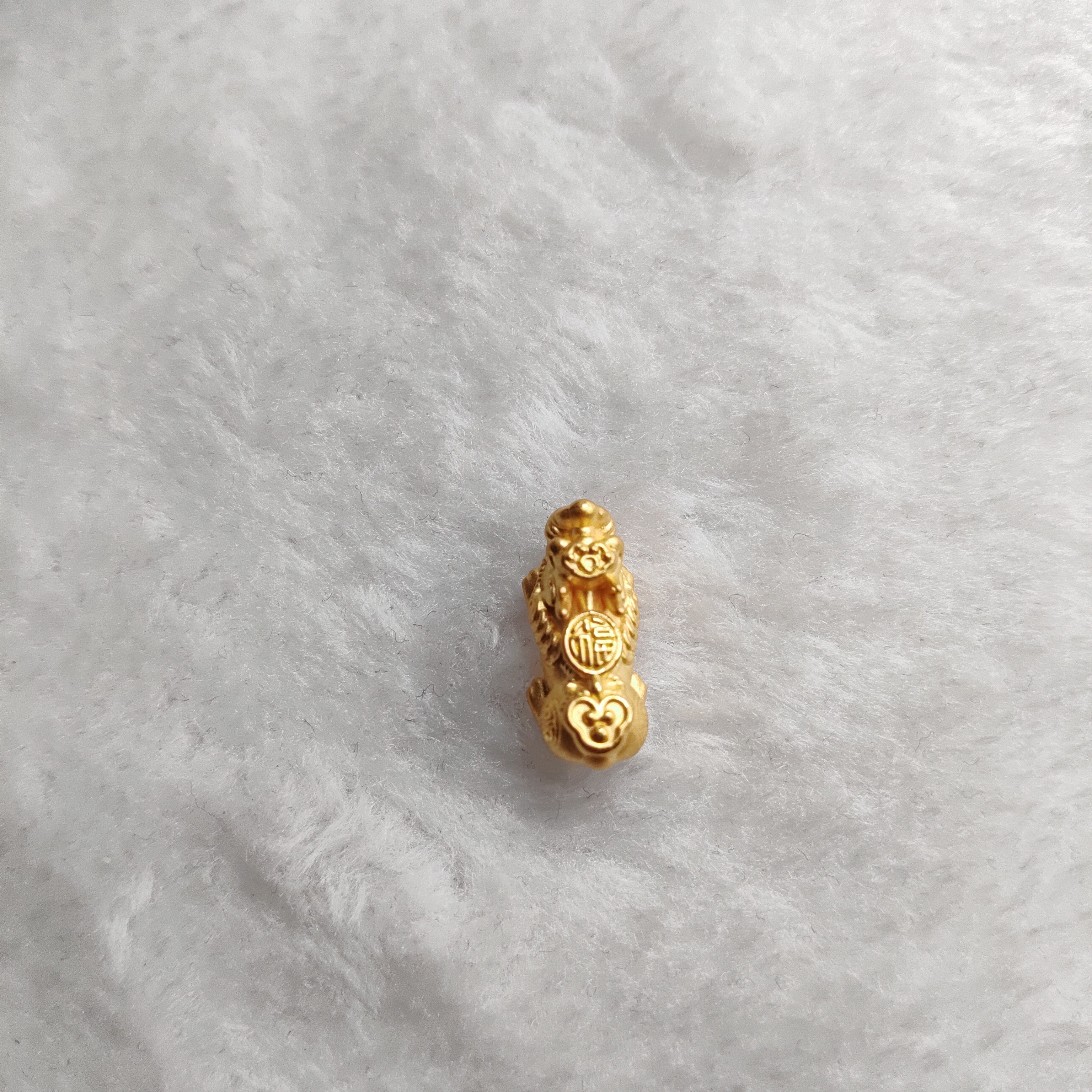 金元宝足金999貔貅珠子首饰