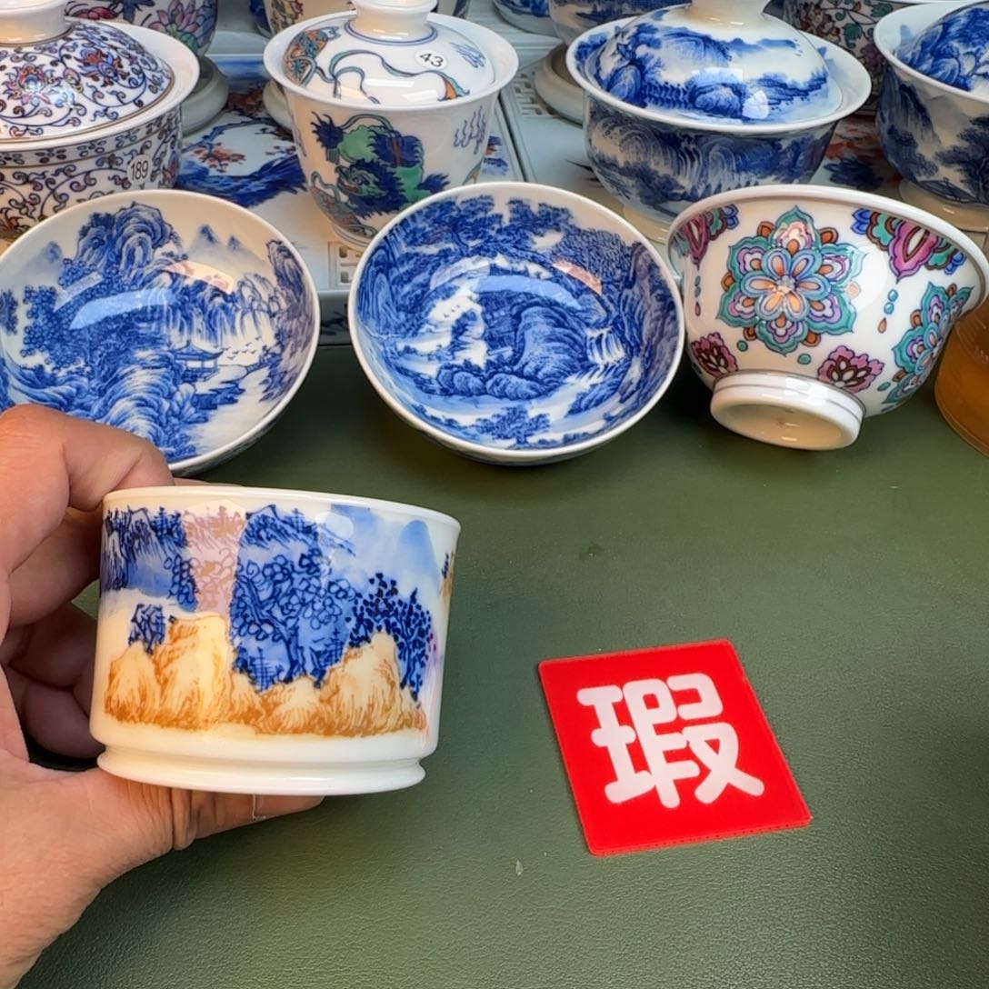 陶纯手工纯手绘茶具305