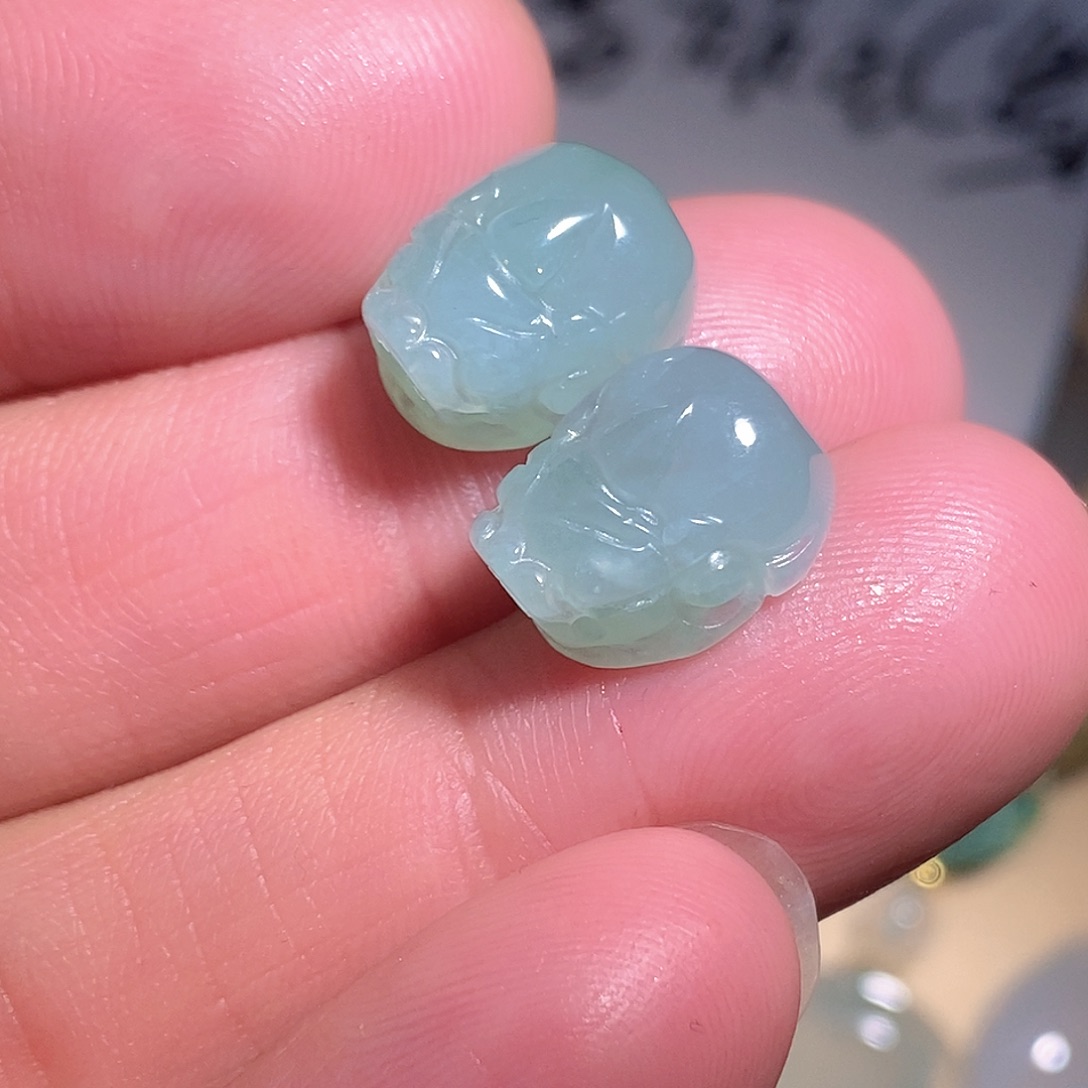 翡翠未镶嵌颈饰008
