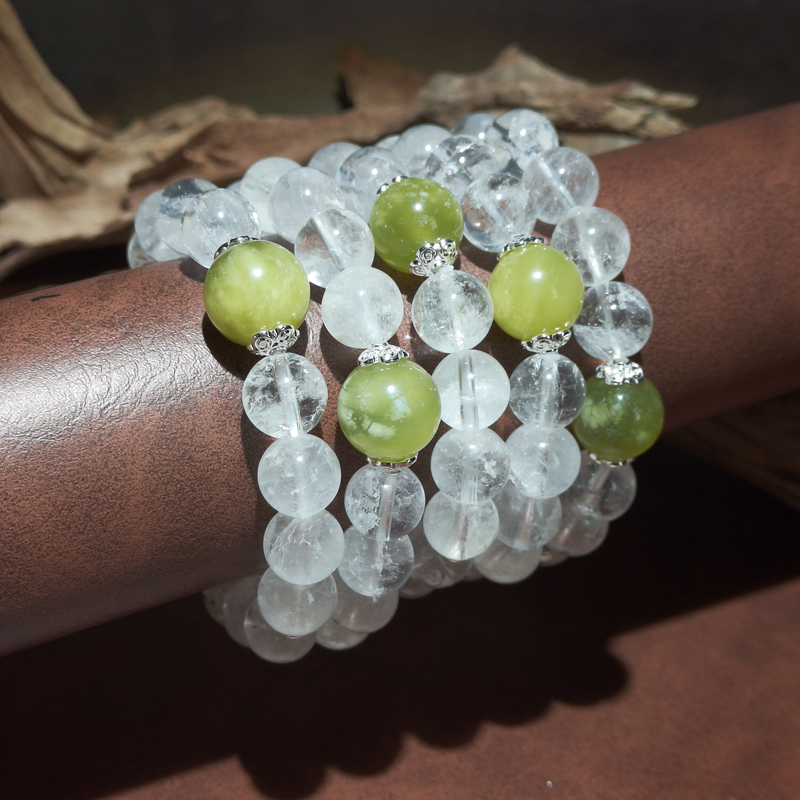 【黑胖珠宝】H0391 青提奶盖手链  多样性发其一