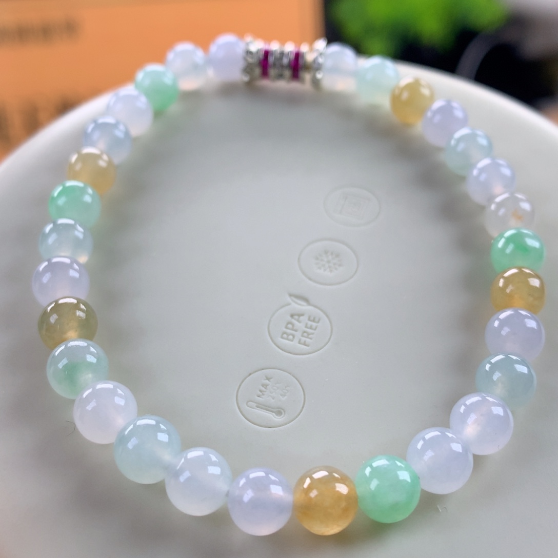 翡翠未镶嵌手链卡6