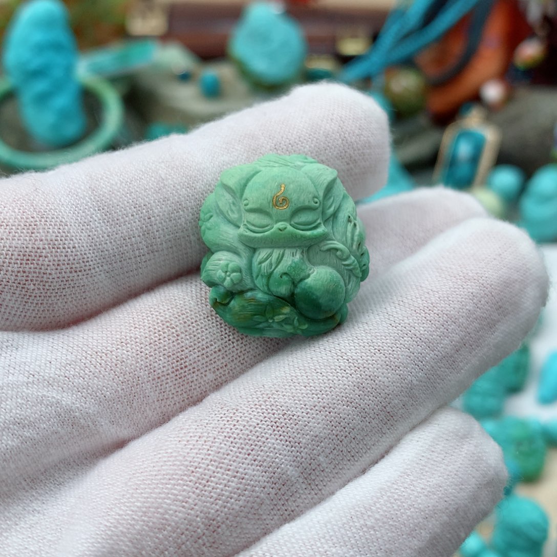 绿松石珠宝奇石未镶嵌