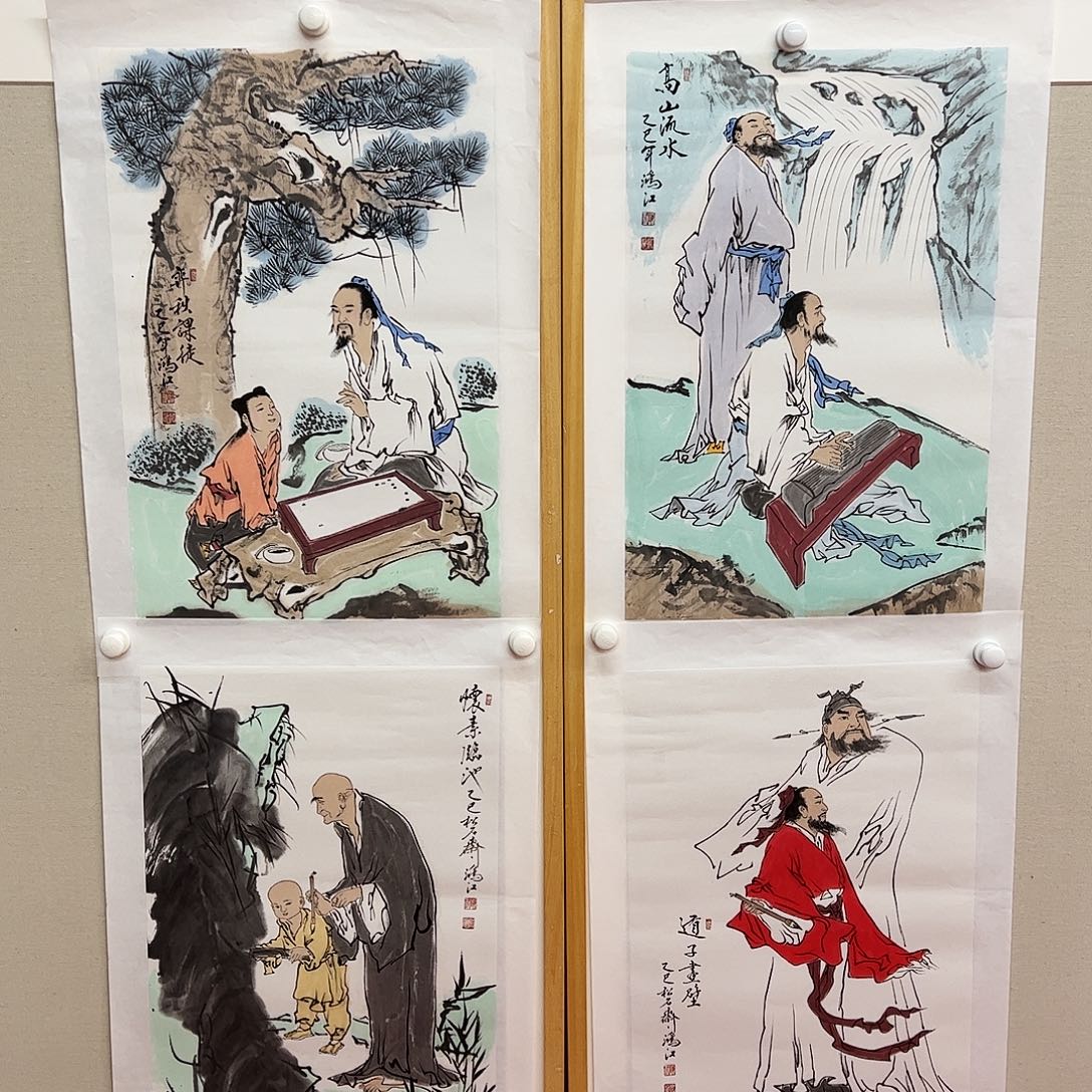 国画陈鸿江老师作品