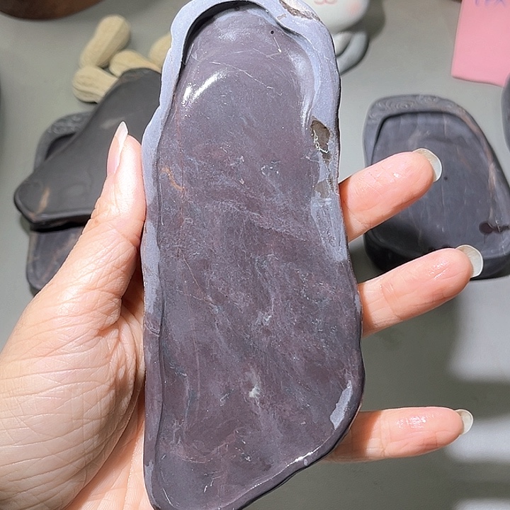 端砚老坑砚台磨墨