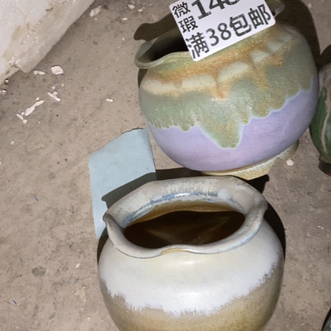J***粥罐1480 微瑕38包邮景德镇陶瓷