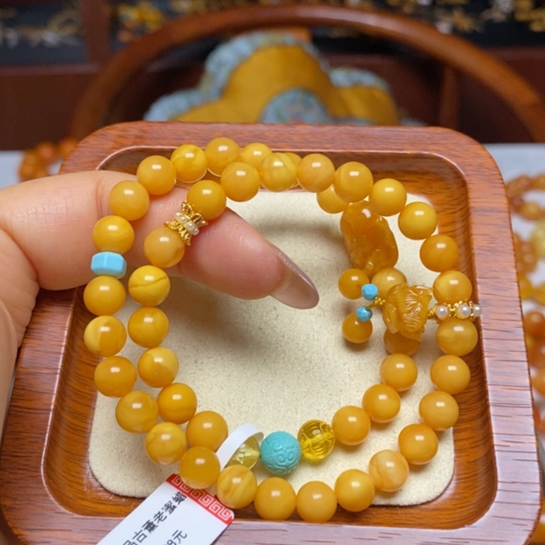 【闪购商品】蜜蜡手链未镶嵌手串