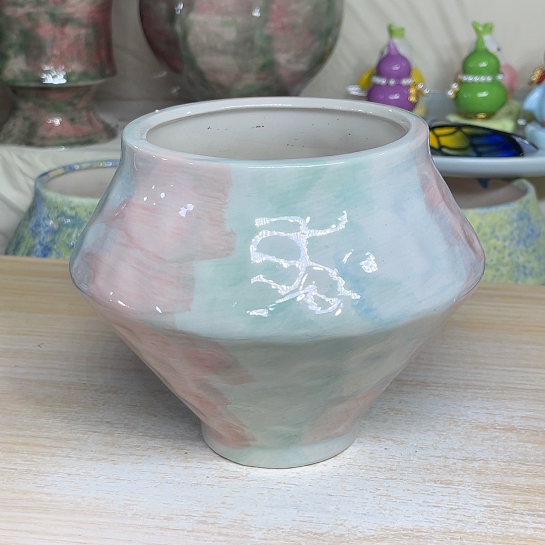 陶瓷绿植多肉微瑕花盆外口径：11*13