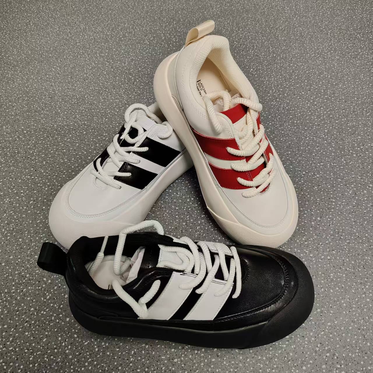8276-15（飞儿同款）休闲鞋潮流女鞋厚底低帮