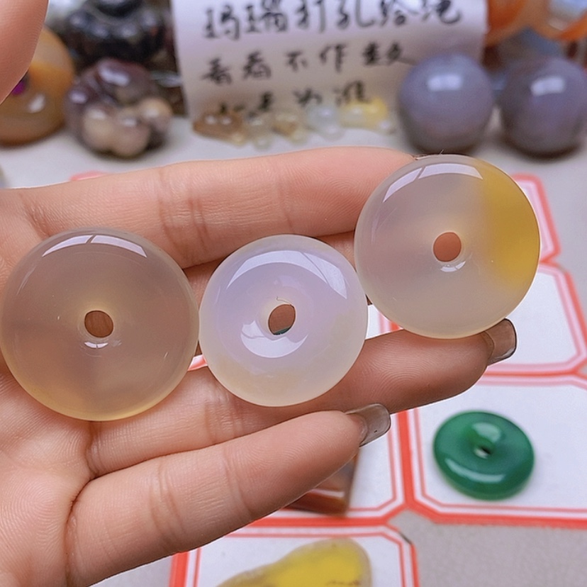 【闪购商品】未镶嵌玛瑙/玉髓珠宝半成品非****?