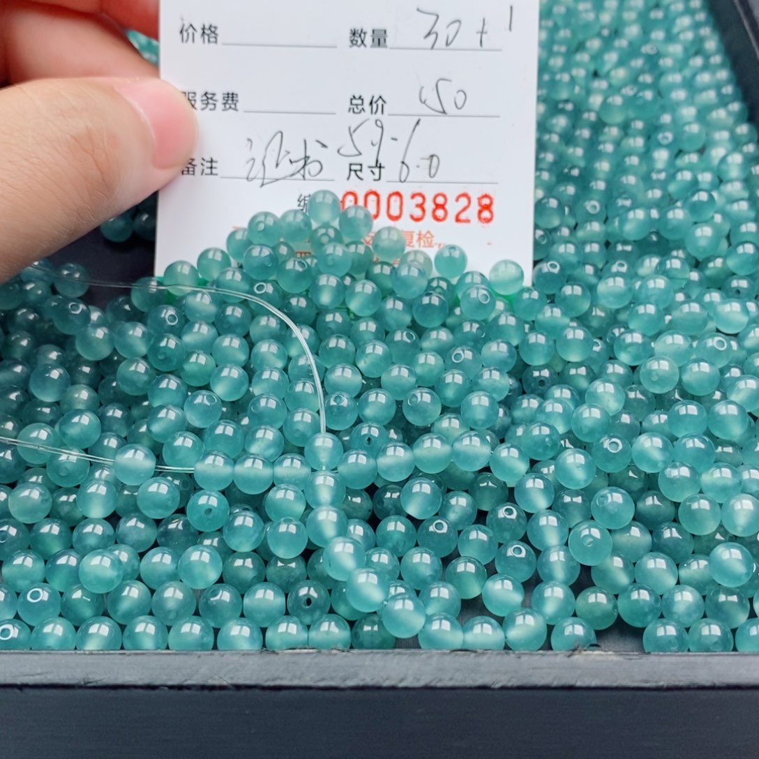 翡翠未镶嵌手链多样性发自选