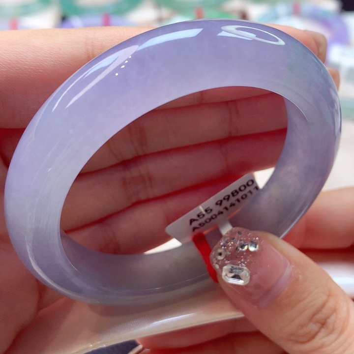 未镶嵌手镯翡翠58号正圈77