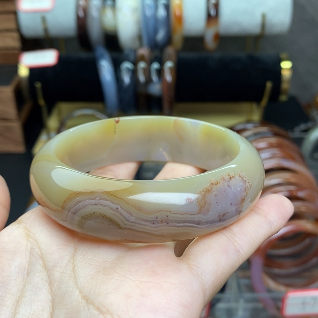 玛瑙/玉髓手镯未镶嵌❤***❤