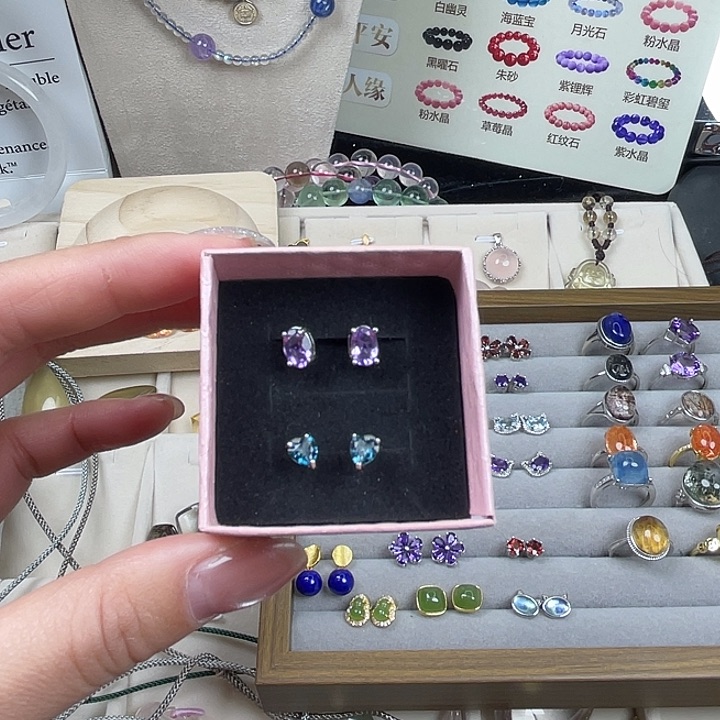 未镶嵌手链水晶我**家