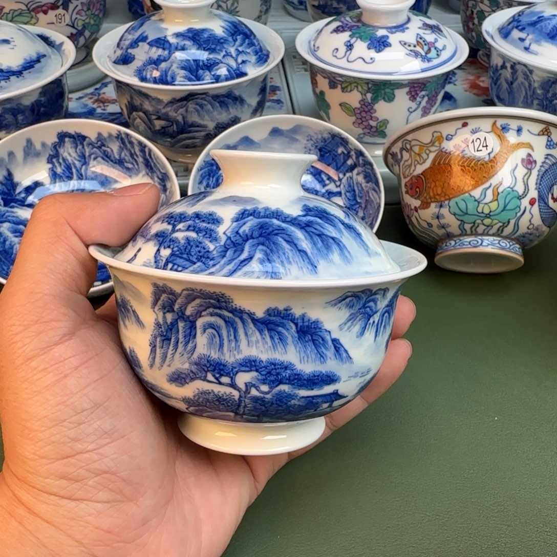 陶纯手工纯手绘茶具379