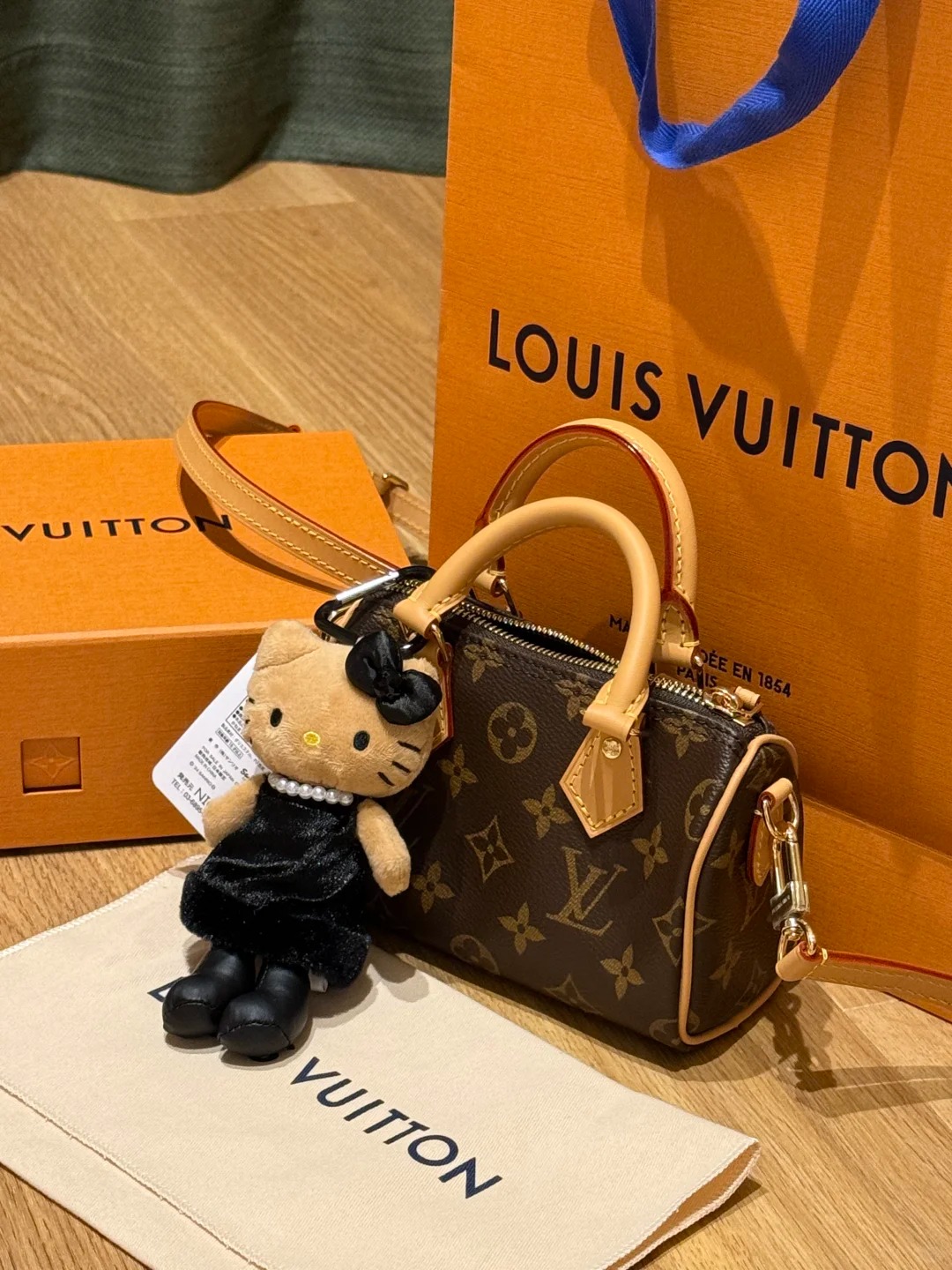 99新 LouisVuitton/路易威登 speedy nano老花/99新/优选