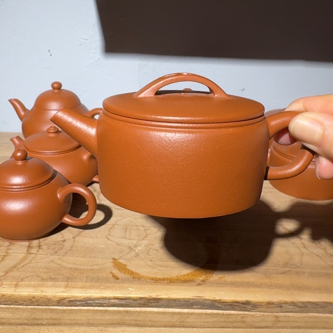 朱泥茶壶130毫升左右