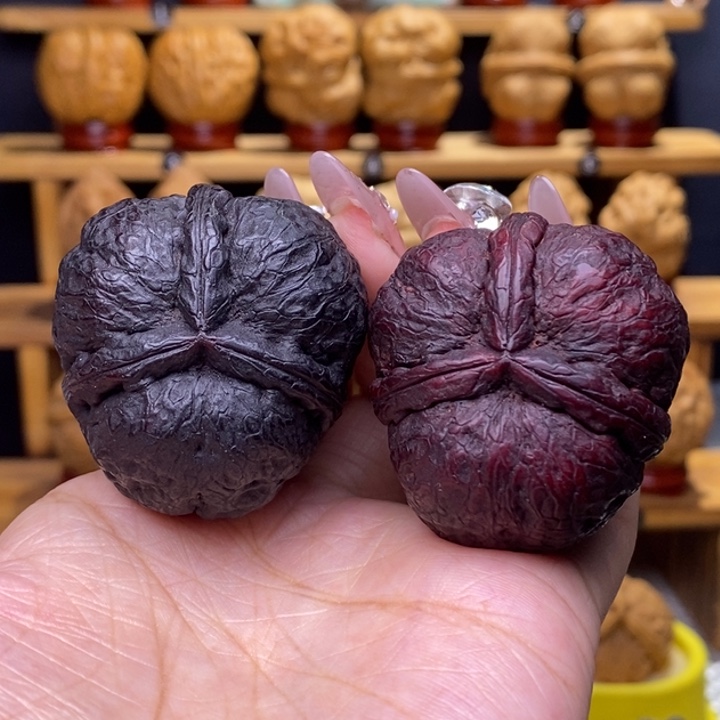 石***博把件文玩核桃炸三3号42尺