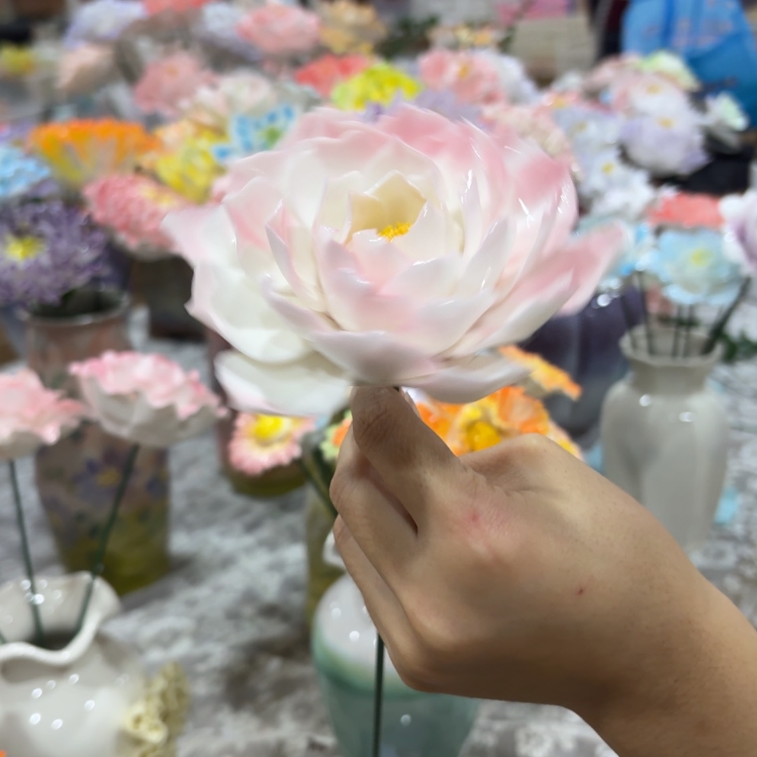 陶瓷花，拍满20发货，退款拉黑