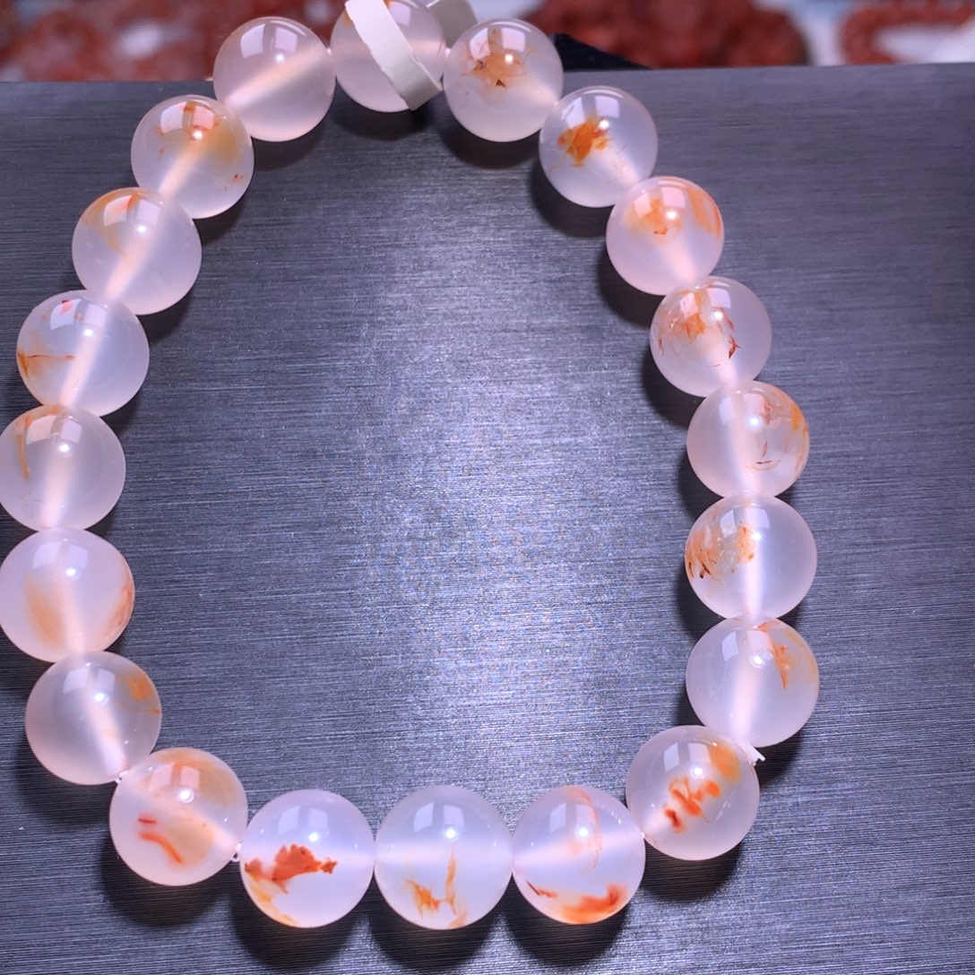 南红玛瑙未镶嵌珠宝半成品手串1