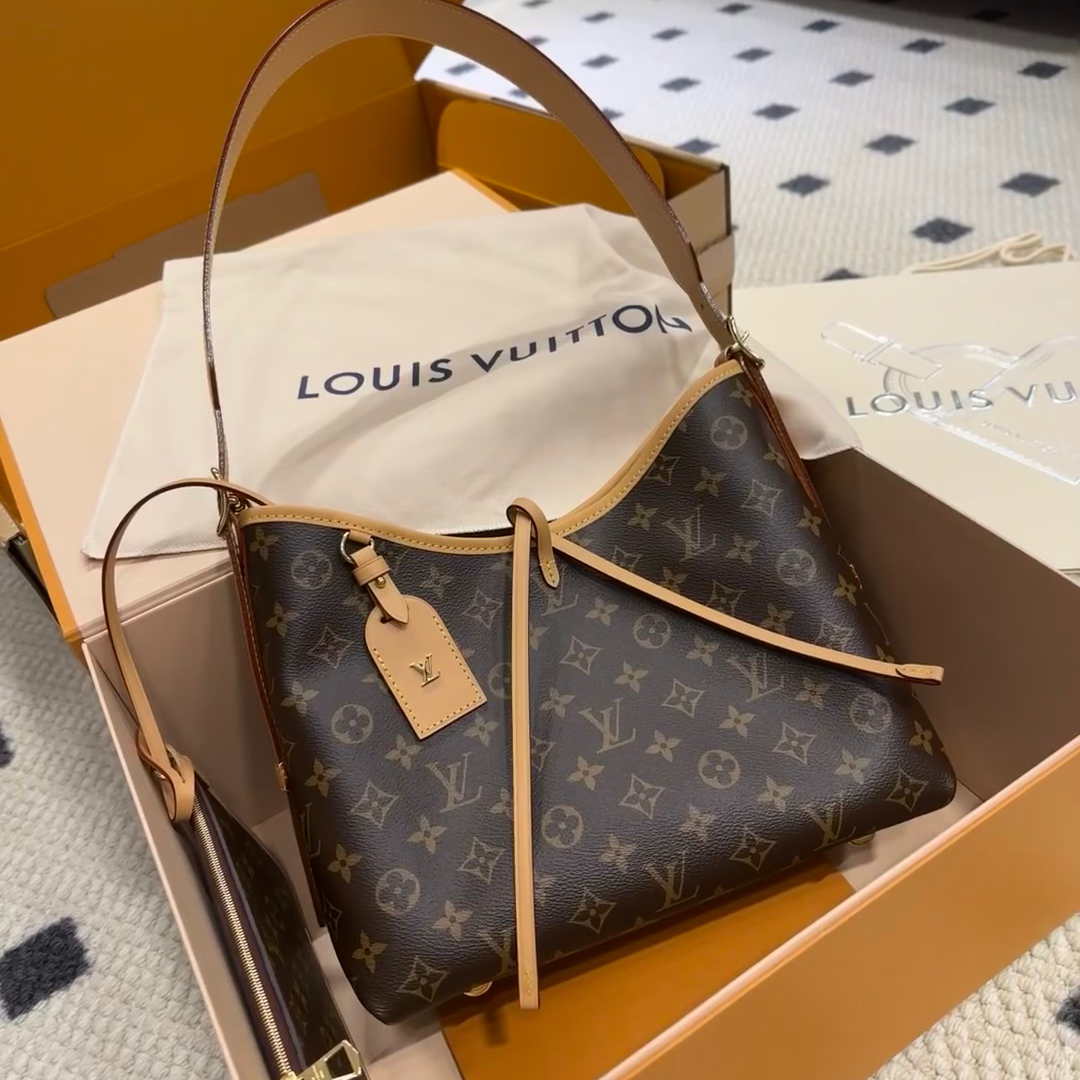 99新 LouisVuitton/路易威登 7姐专场/carryall 小号 单肩包