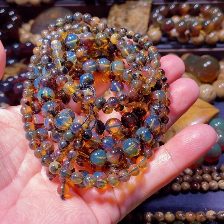 琥珀手链未镶嵌战***吖