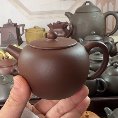 紫砂茶壶底槽清150c c