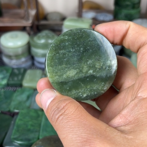 和田玉珠宝半成品未镶嵌