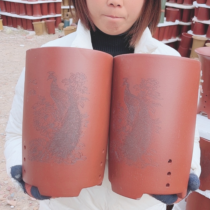 花盆紫砂宜兴紫砂精品花盆 