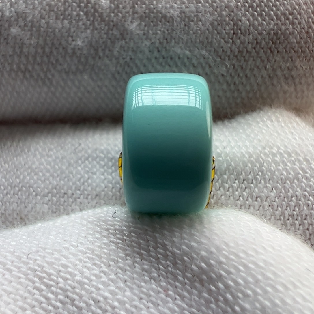 绿松石未镶嵌配饰9.2×5.5