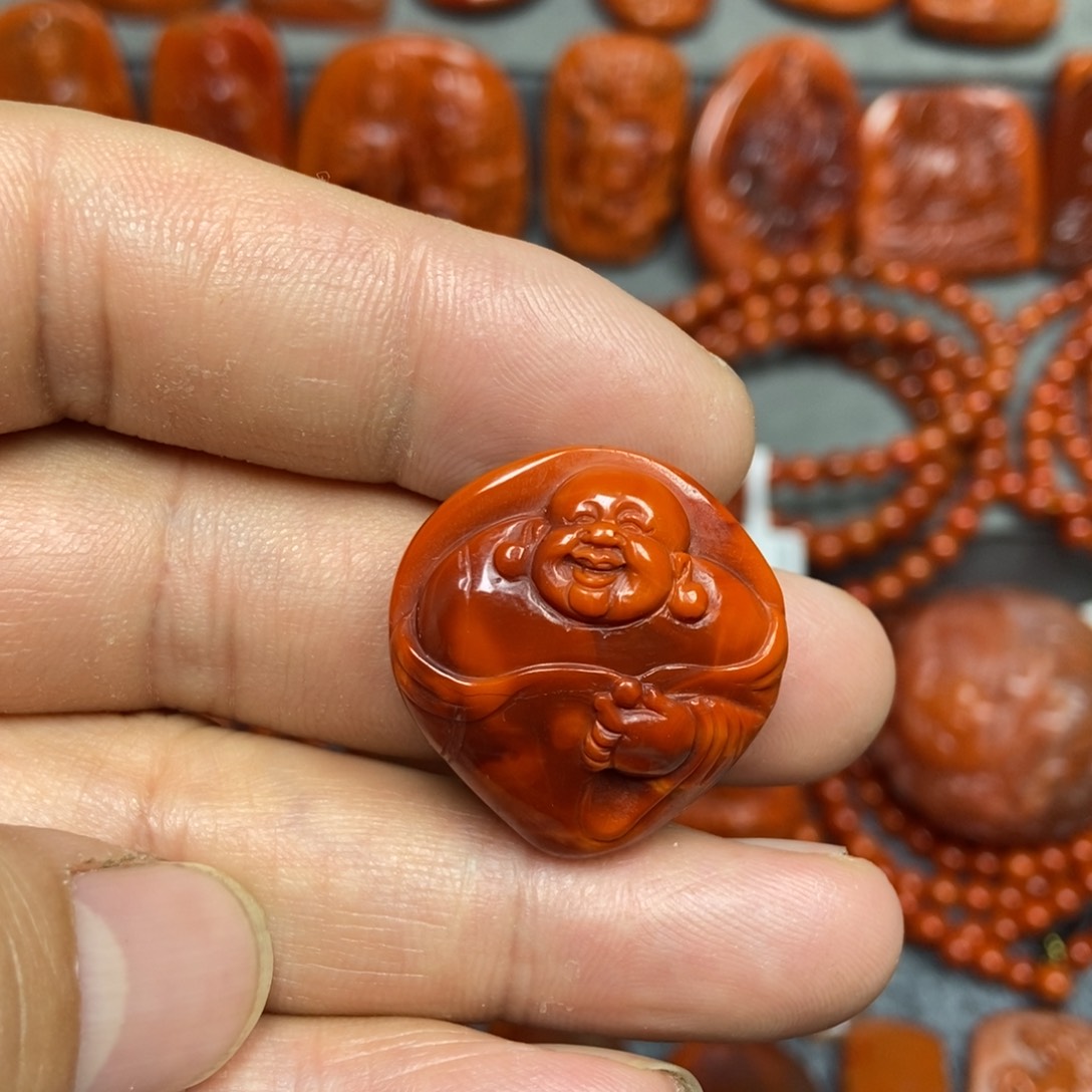 南红玛瑙吊坠(不含链)未镶嵌