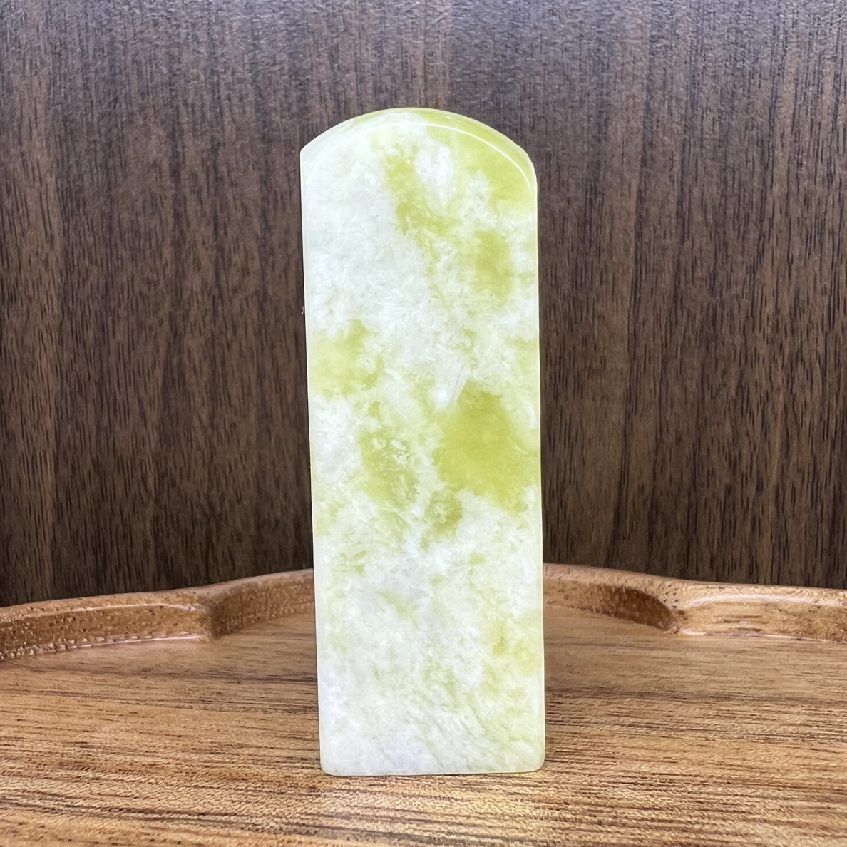 天然岫玉印章精美