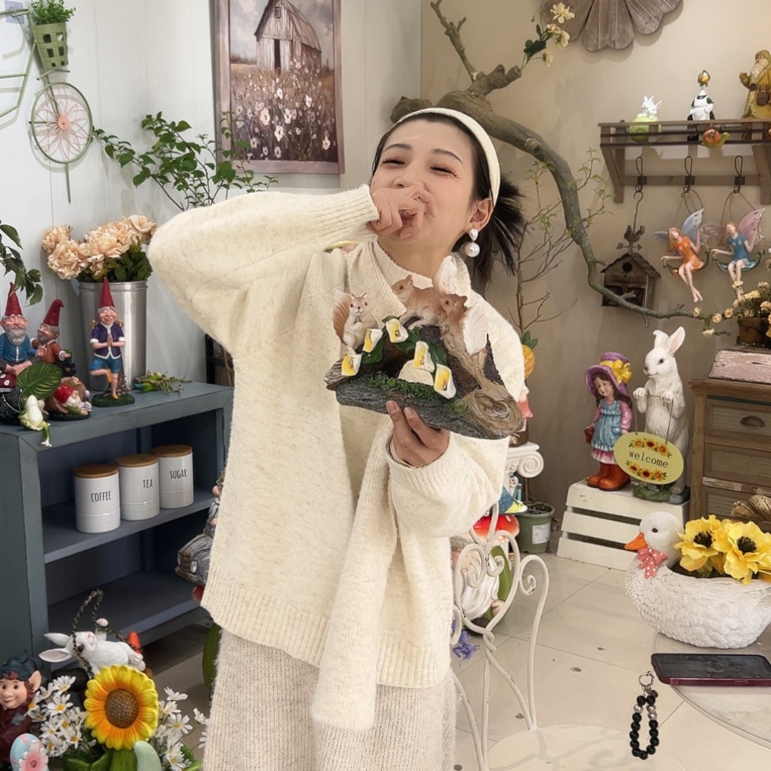 花园摆件红红火火