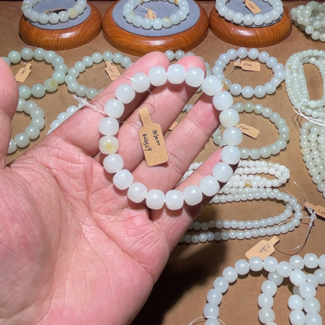 和田玉手串未镶嵌10mm