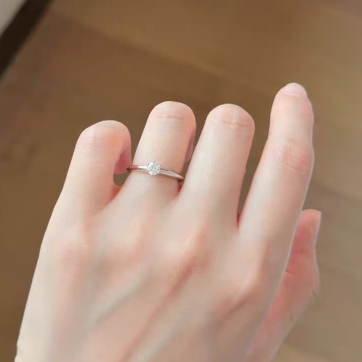 99新 Tiffany & Co./蒂芙尼 48码 蒂芙尼/戒指/0778