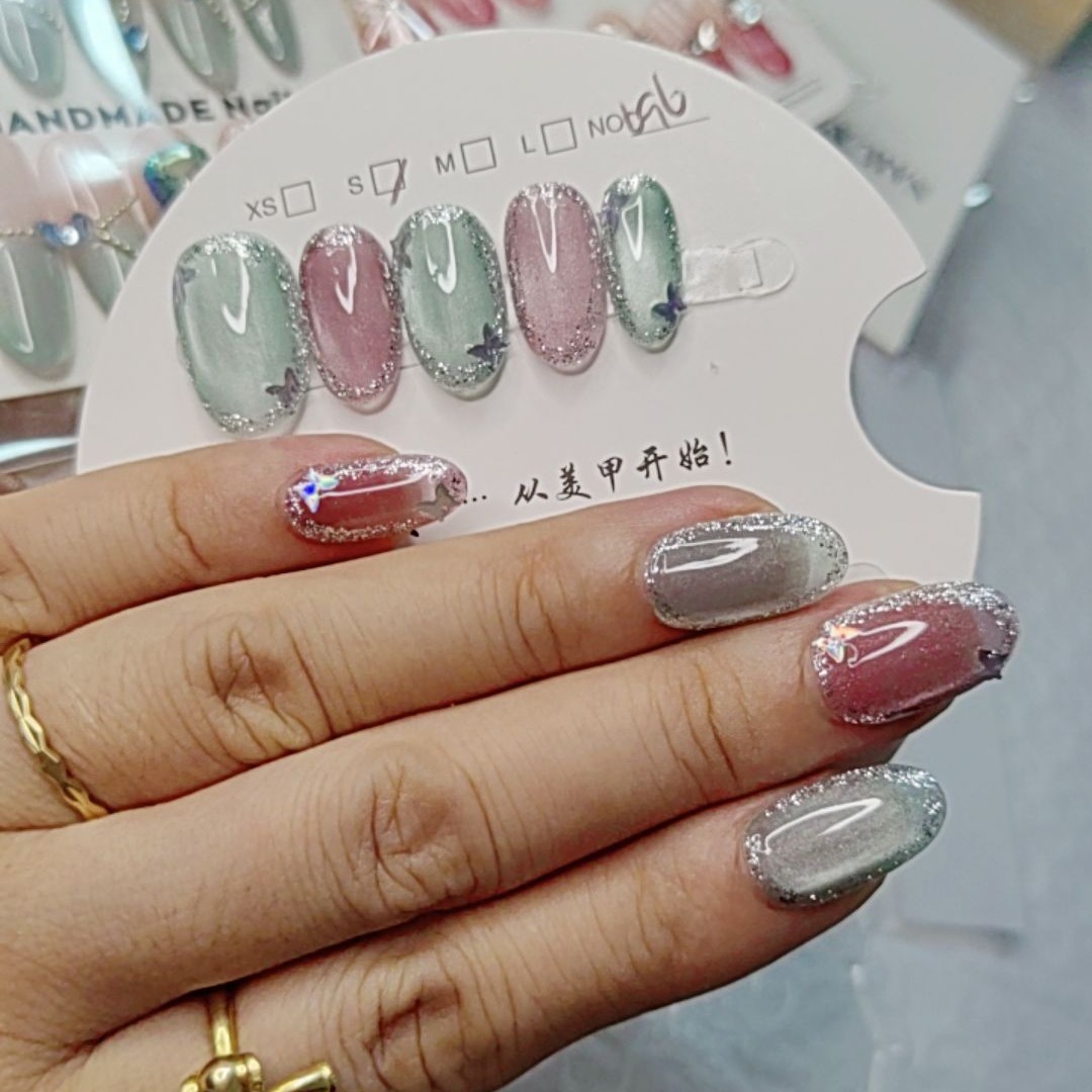 高级感可拆卸穿戴甲片日常百搭成品美甲贴片