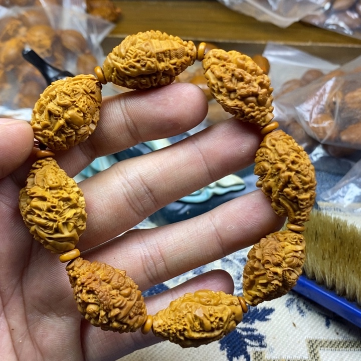 手串/手链橄榄核橄榄核雕工艺手串